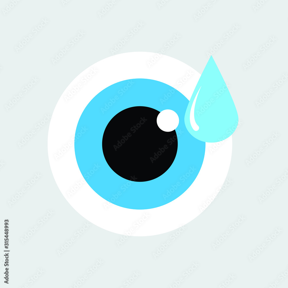 Eye drop icon vector sign Eye drop icon vector sign