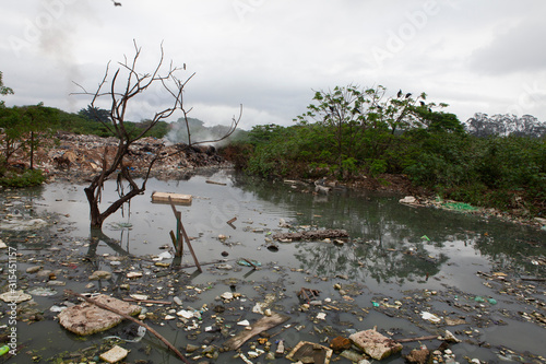  polluted river