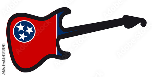 Tennessee State Electric Guitar