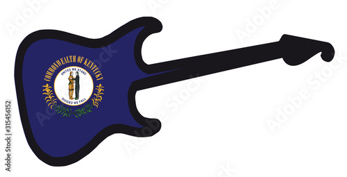 Kentucky State Electric Guitar