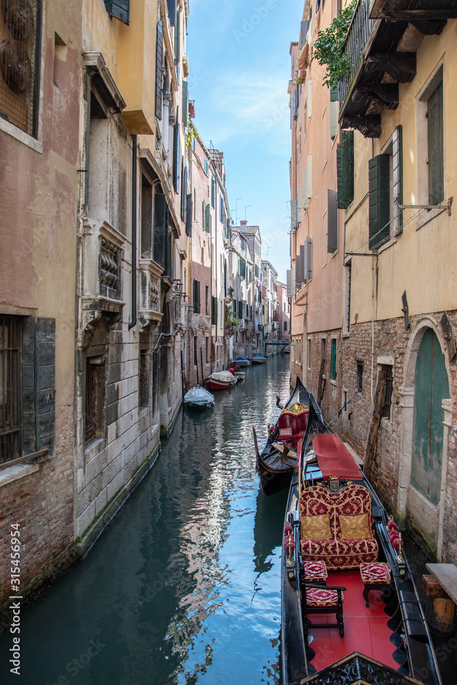 Between the canals of Venice