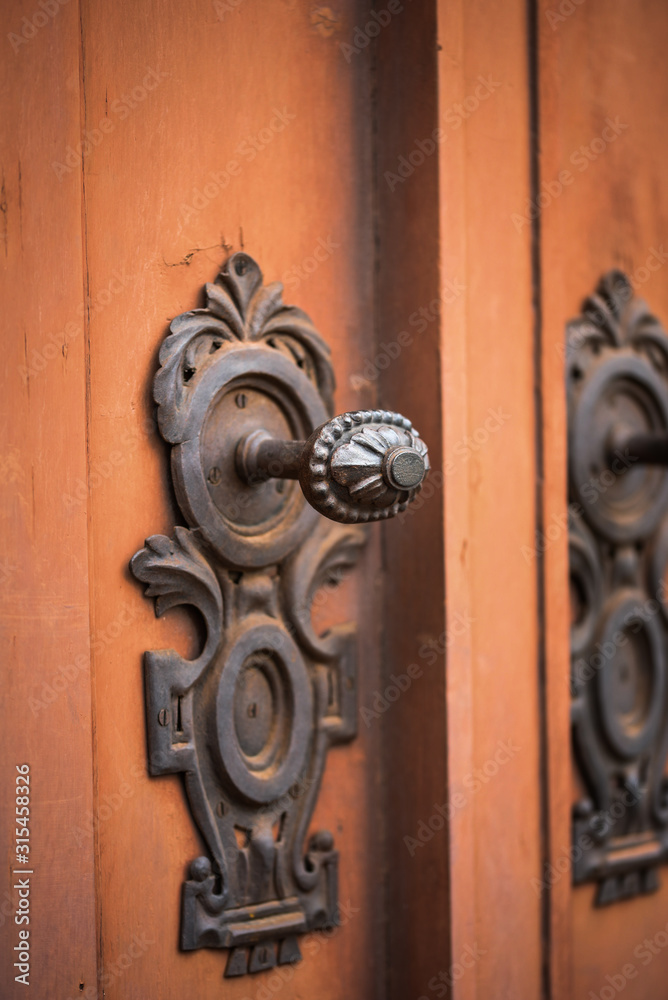 close up view of the historical doors within the streets of Prague close up view of the historical doors within the streets of Prague