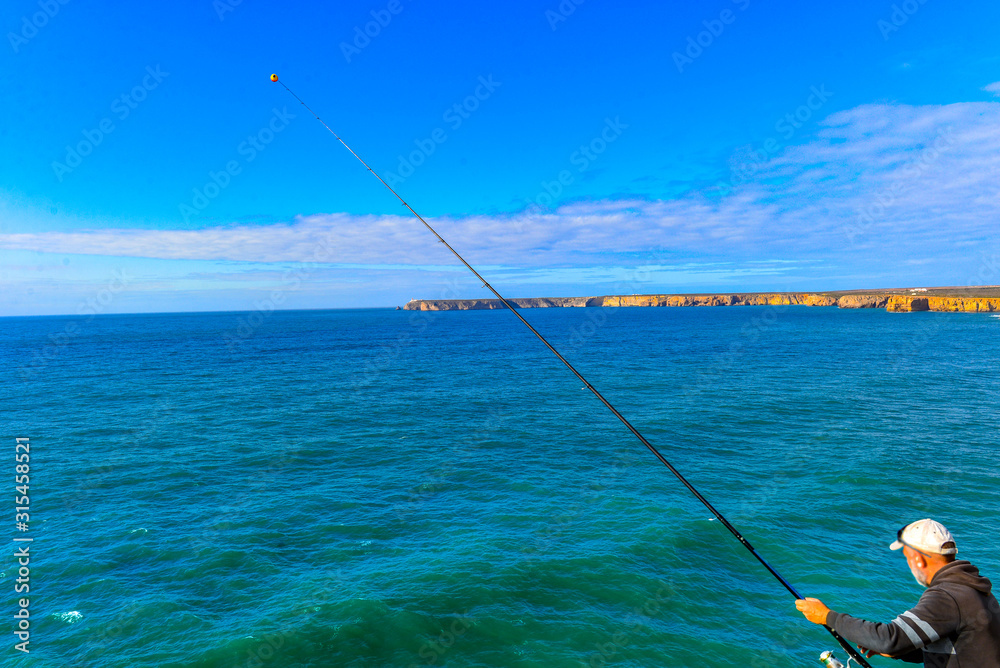Angler am Ponta de Sagres, Algarve-Portugal Angler am Ponta de Sagres, Algarve-Portugal