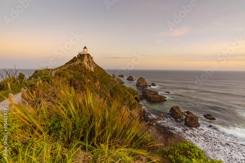 Nugget Point Lighthouse, New Zealand © Piotr