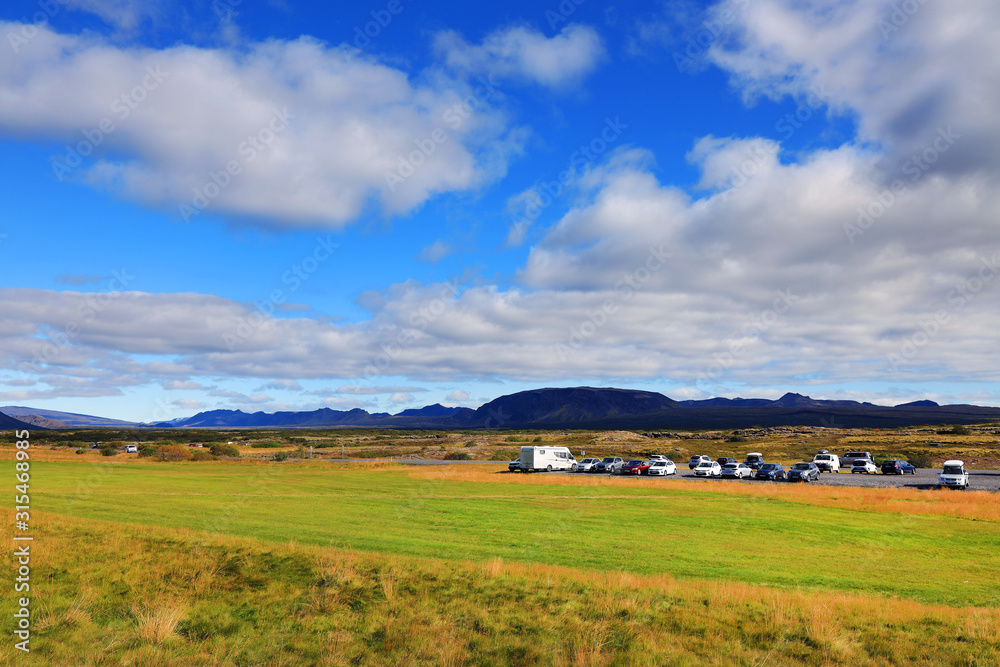 Naklejka premium Pingvellir National Park, Iceland, Europe