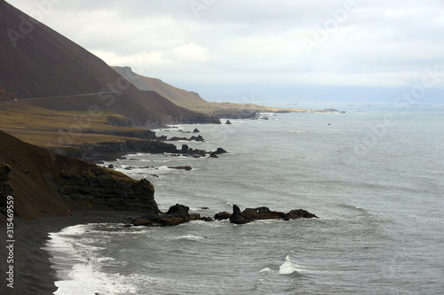 Typical icelandic landscape in Iceland, Europe