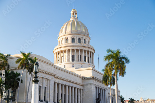 Capitol Building in Havana. The Capitol in La Habana Vieja, Cuba