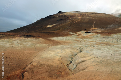 Geothermal region of Hverir in Iceland near Myvatn Lake, Iceland, Europe © Rechitan Sorin