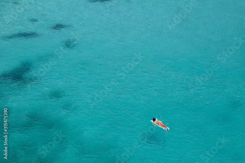 The clear water in Cala Macarella in Menorca,Balearic Islands, Spain © Massimo Pizzotti