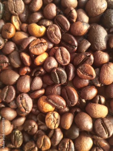Fototapeta Naklejka Na Ścianę i Meble -  coffee beans close up