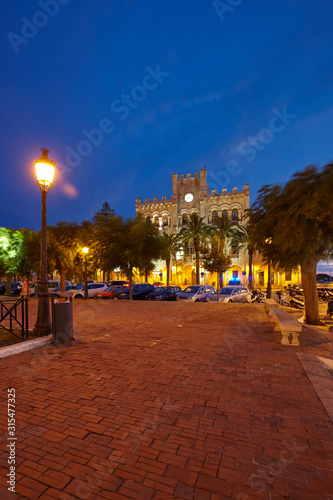 Town Hall in Born Square, old town of Ciutadella , Minorca, Balearic Islands, Spain © Massimo Pizzotti