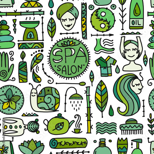 Spa salon background for your design