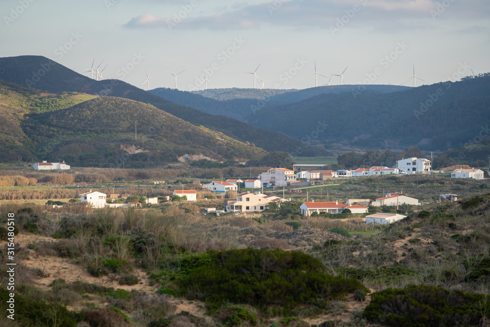 Village of Bordeira in Costa Vicentina, Portugal