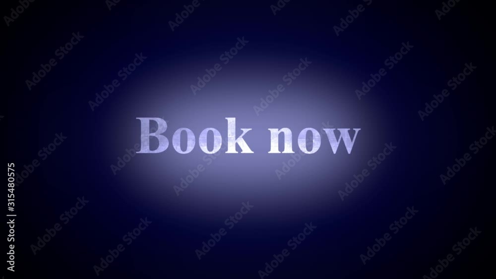 Book now advertising intro outro. Book now title reveal animation. Book now advertising intro outro. Book now title reveal animation.