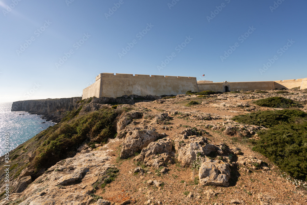 Fortaleza de Sagres fortress in Portugal