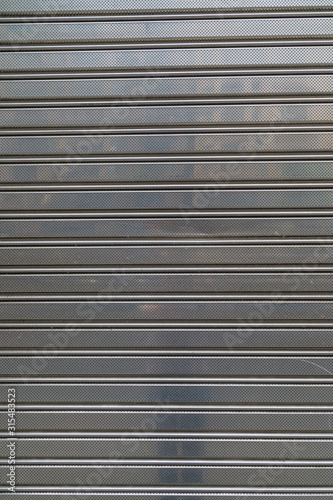 Abstract metal shutter pattern