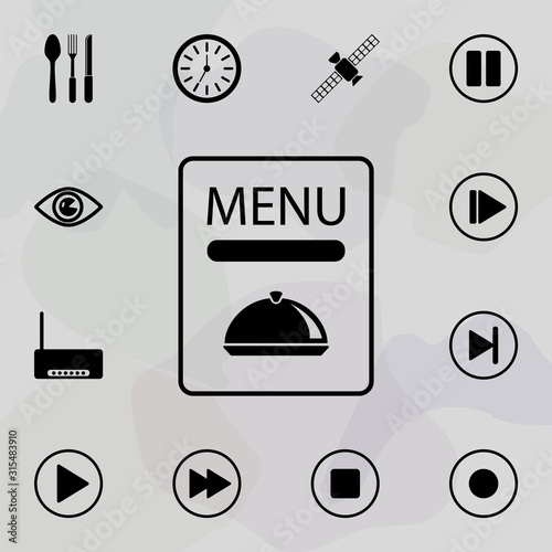 restaurant menu icon. web icons universal set for web and mobile