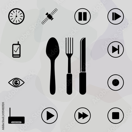 cutlery icon. web icons universal set for web and mobile