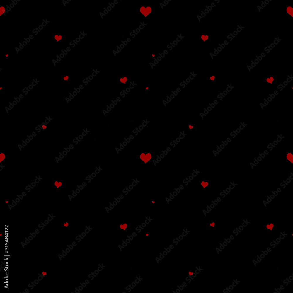 seamless pattern red hearts valentine's day template on black background. can be used as wrapping paper, background, fabric print, web page backdrop, wallpaper. seamless pattern red hearts valentine's day template on black background. can be used as wrapping paper, background, fabric print, web page backdrop, wallpaper.