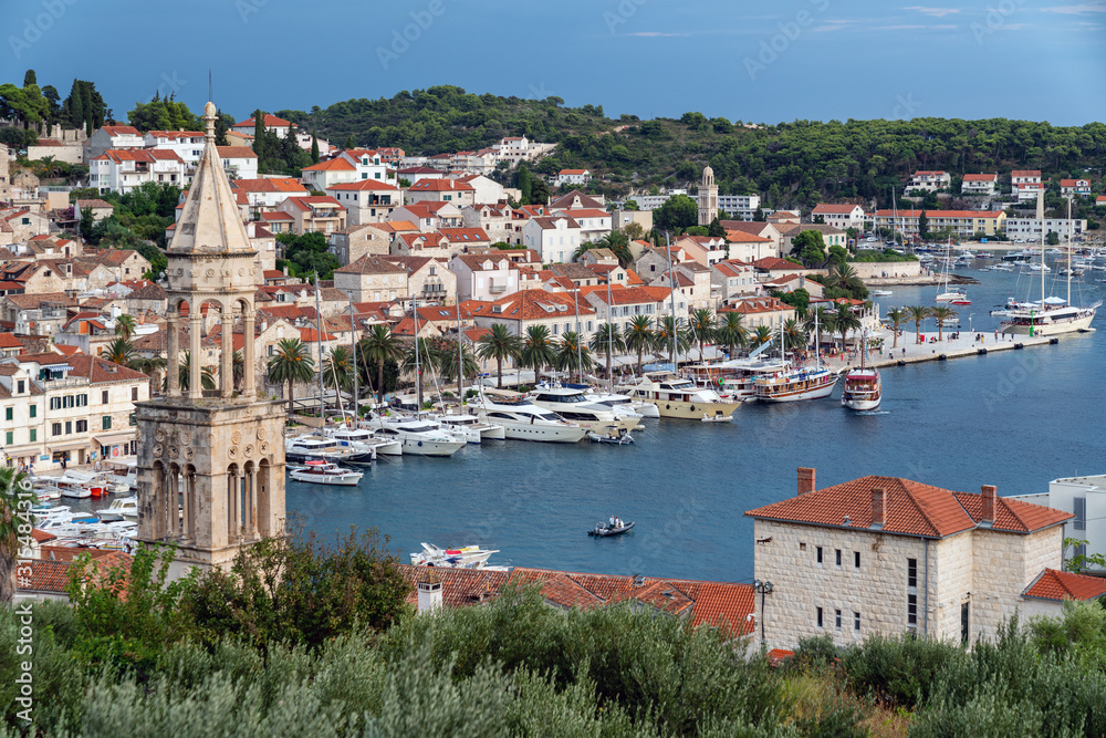 Hvar, Croatia - Popular tourist resort in the Adriatic Sea