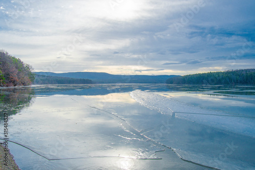 Lake and mountians