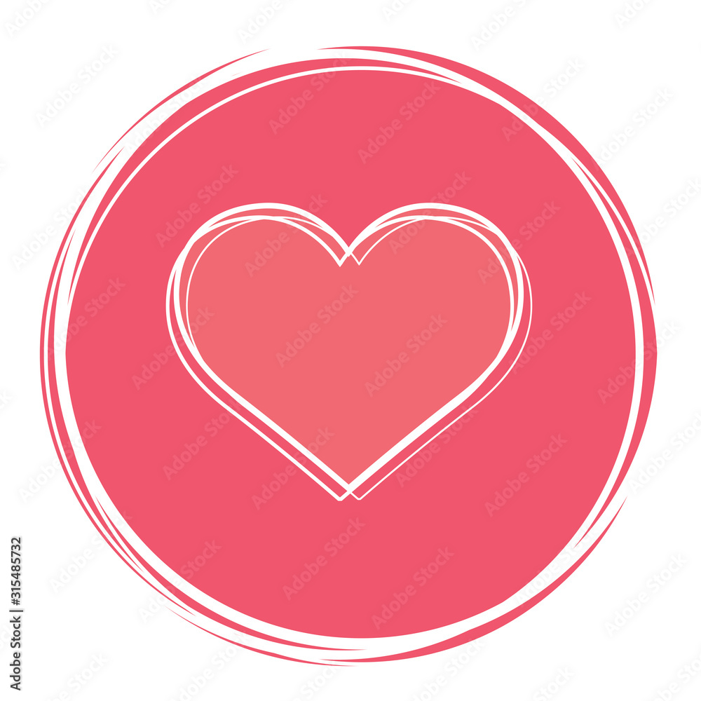 Heart in a button Heart in a button