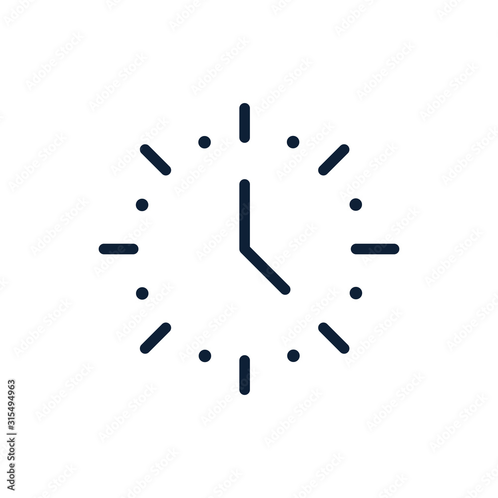 time clock hour date linear design time clock hour date linear design