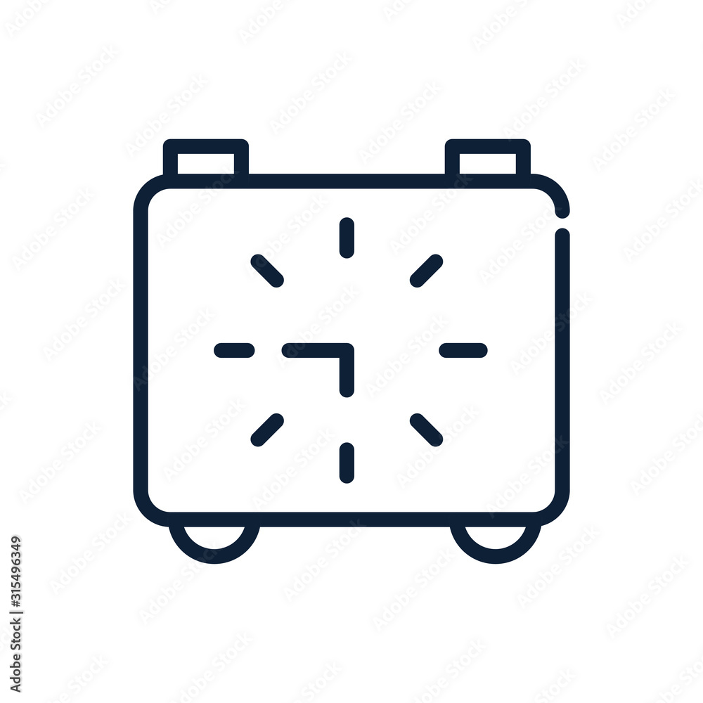 time square clock analogue linear design time square clock analogue linear design