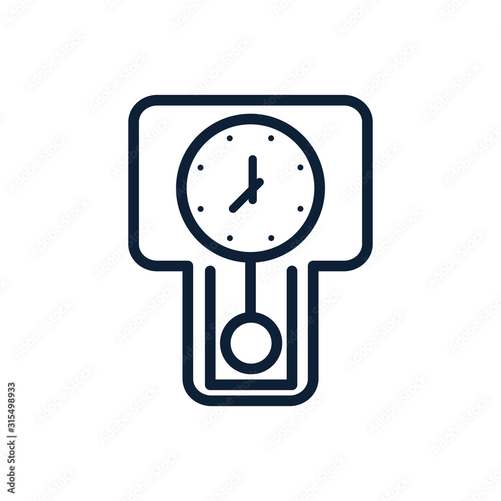 time classic clock pendulum linear design time classic clock pendulum linear design