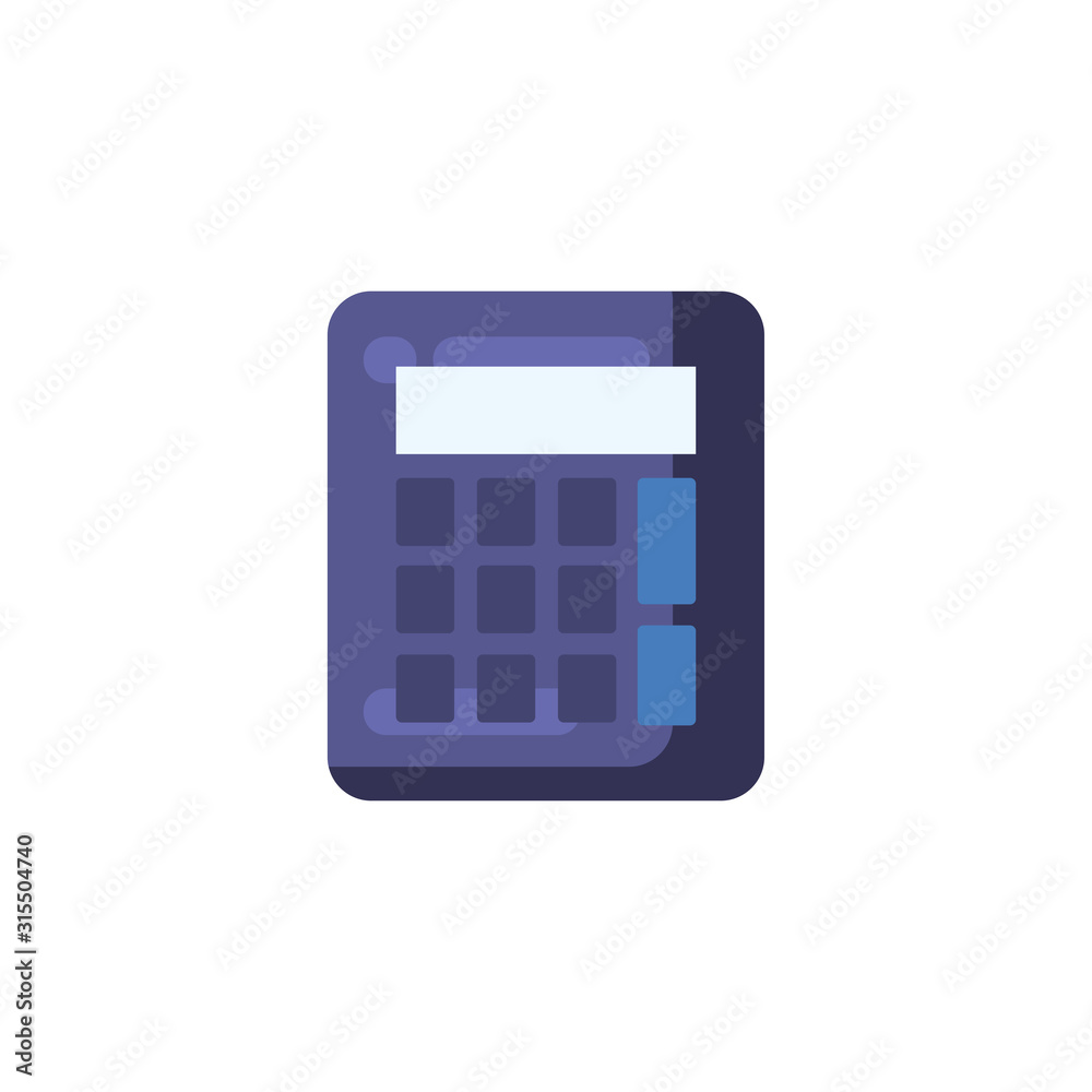 Isolated calculator tool vector design Isolated calculator tool vector design