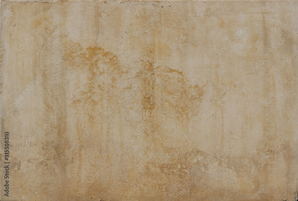 old blank stone wall or dirty paper texture background in white or beige color with marks