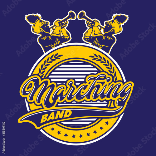 Marching Band Crest