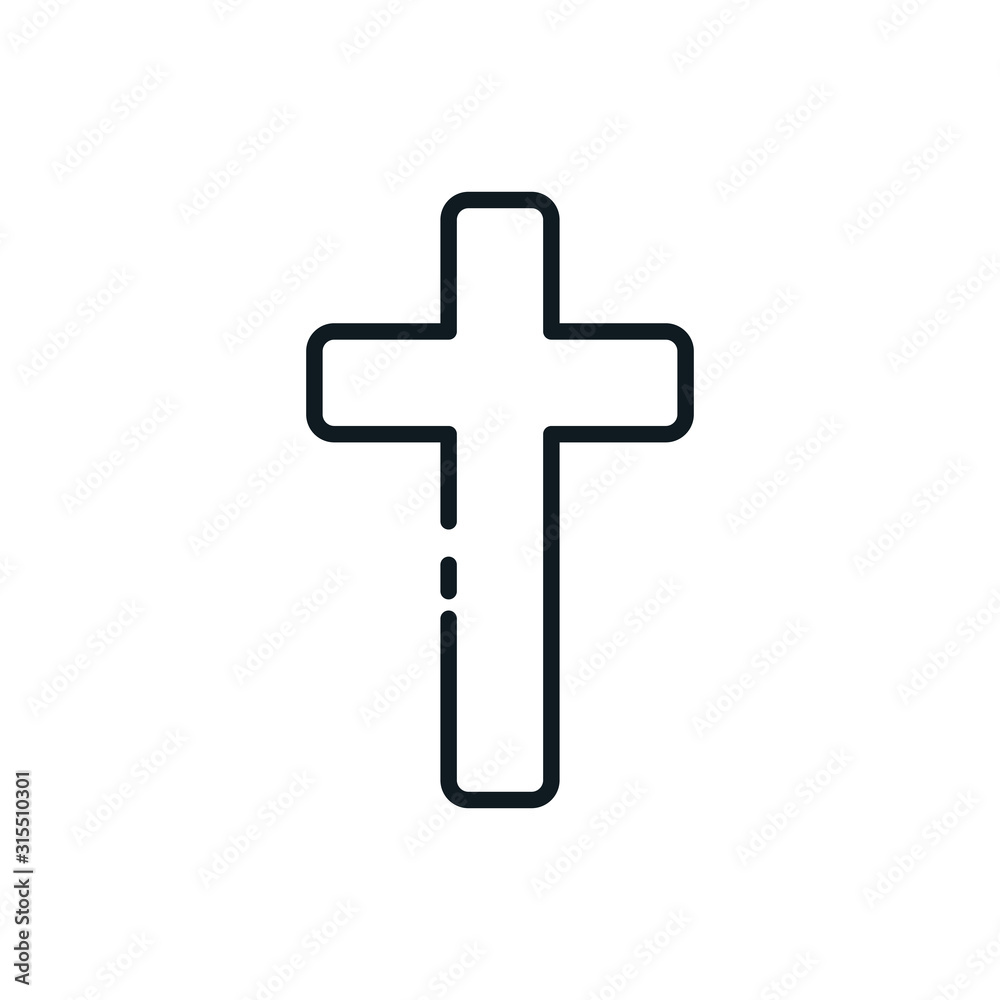 Christian and catholic aum letter symbol vector design Christian and catholic aum letter symbol vector design