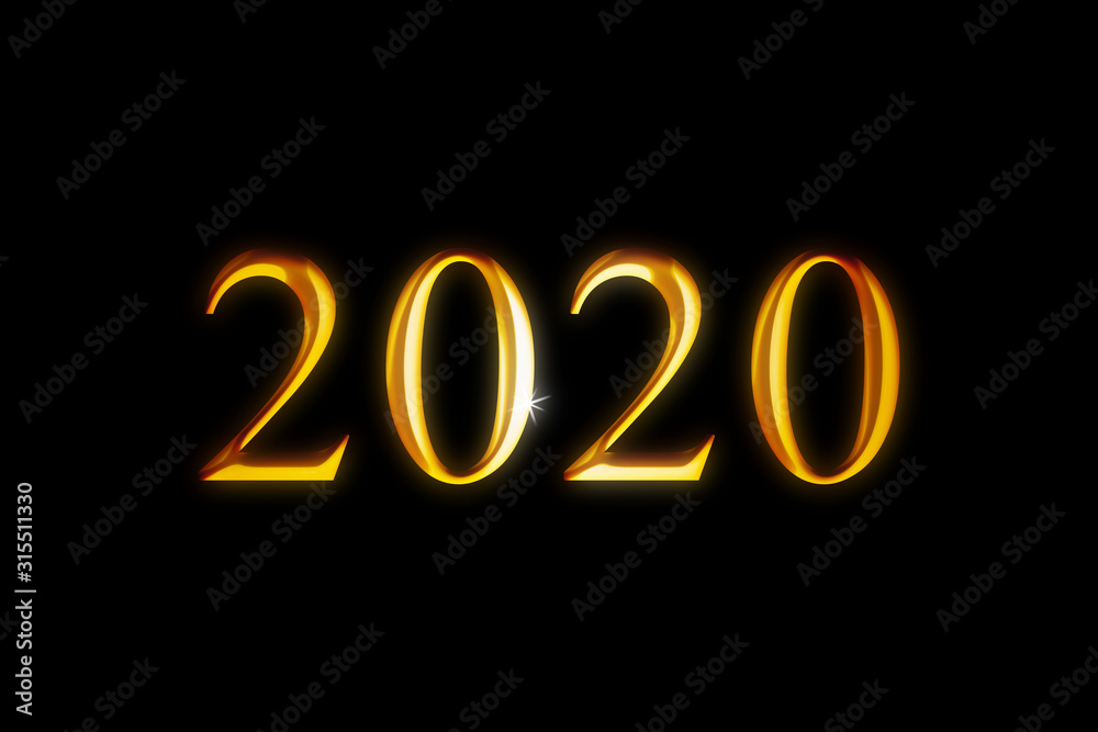 Golden 2020. Simple style. Shine additional version. 金色の2020 シンプルなスタイル 輝き追加版 Golden 2020. Simple style. Shine additional version. 金色の2020 シンプルなスタイル 輝き追加版