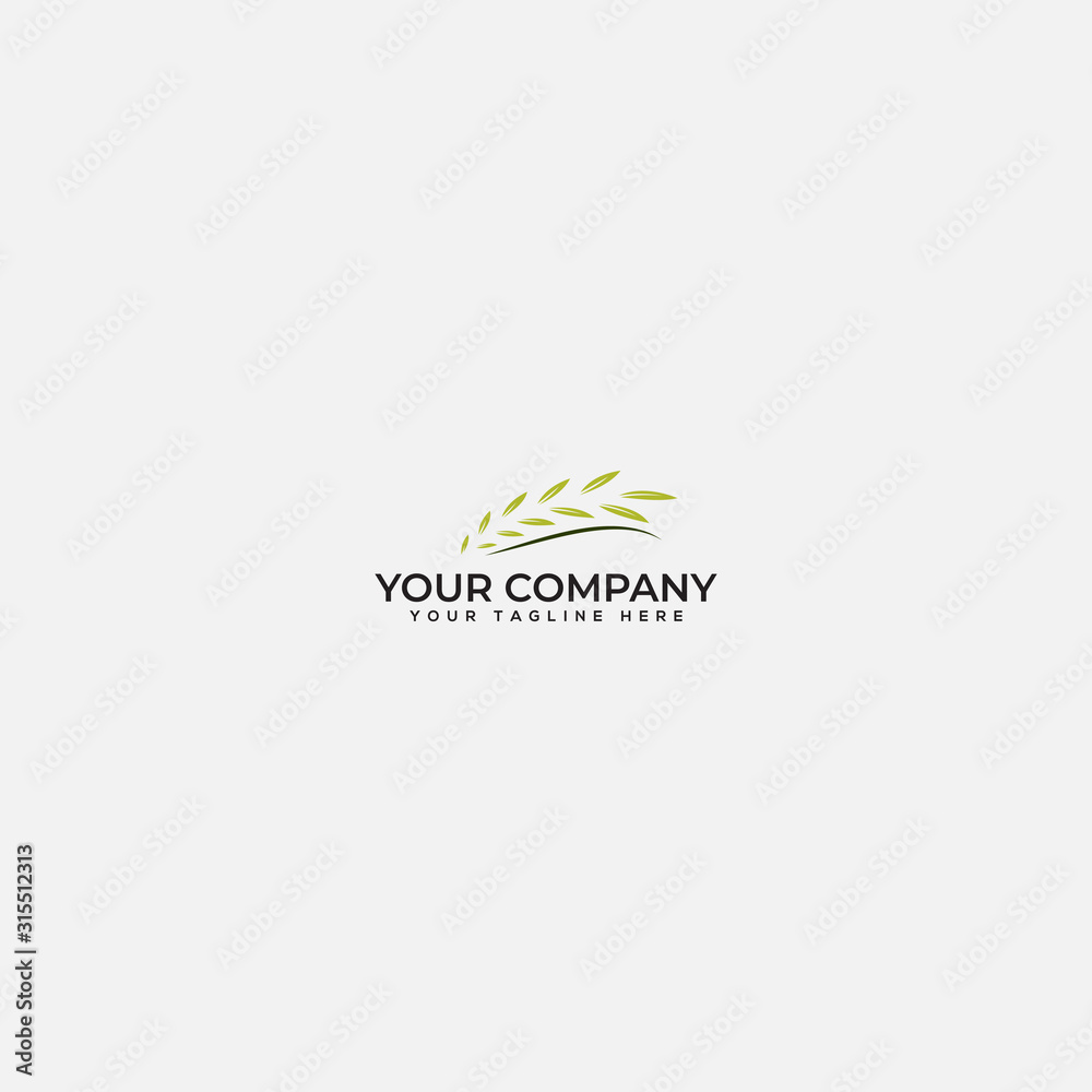 Abstract leaf logo, natural logo, environment logo Abstract leaf logo, natural logo, environment logo