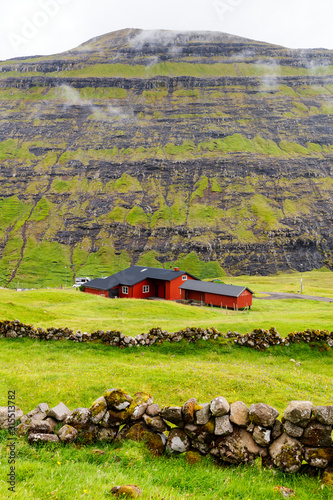 Faroe islands landscape photo