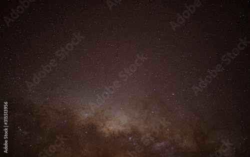 wide shot of the milky way