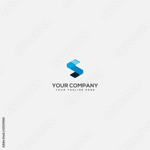 simple S logo, socks logo, blue socks and leg logo