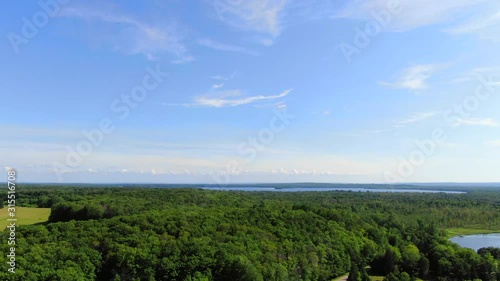 Cycle Touring Road Bikes to Backpacking Camping Travel Trail to Bois Blanc Island and Mackinac Island Country Roads friends on a cycle tour in Michigan back roads hot weather photo