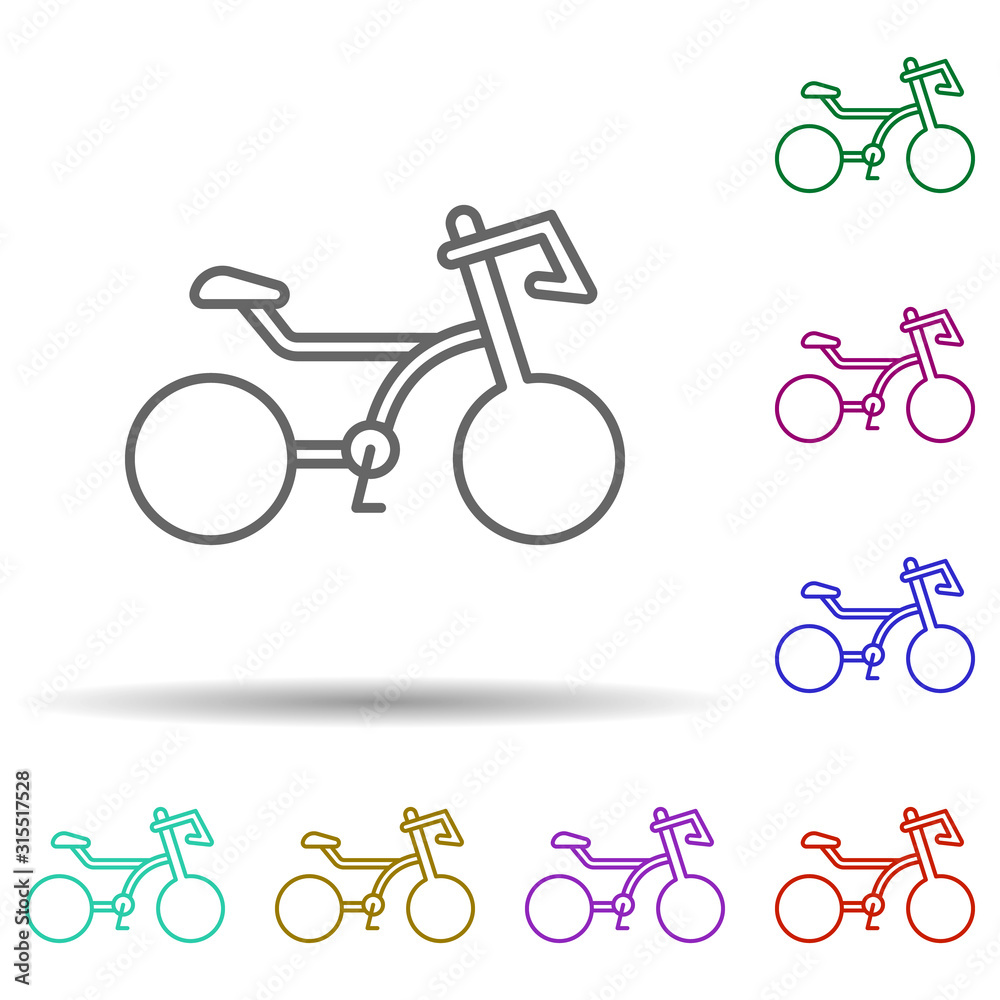 Cycle, technology in multi color style icon. Simple thin line, outline vector of future world icons for ui and ux, website or mobile application Cycle, technology in multi color style icon. Simple thin line, outline vector of future world icons for ui and ux, website or mobile application