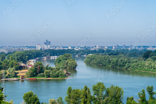 Danube River in Belgrade, Serbia