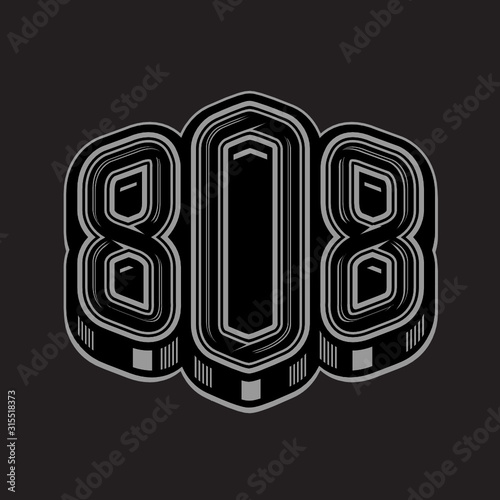808 Numbering Art