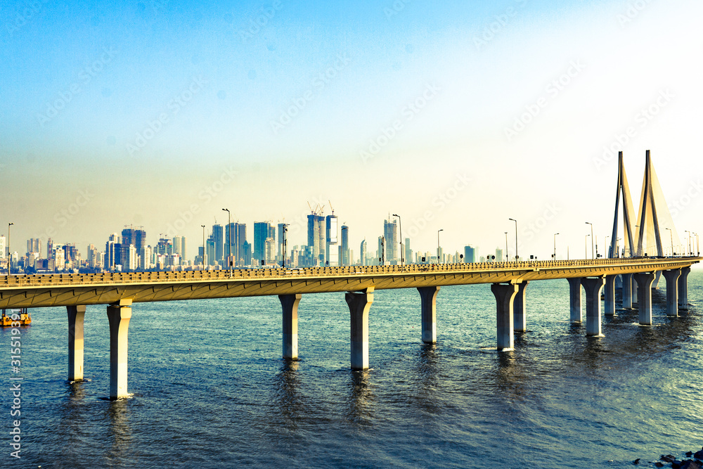 Fototapeta premium bridge, architecture, transportation, landmark, sealink