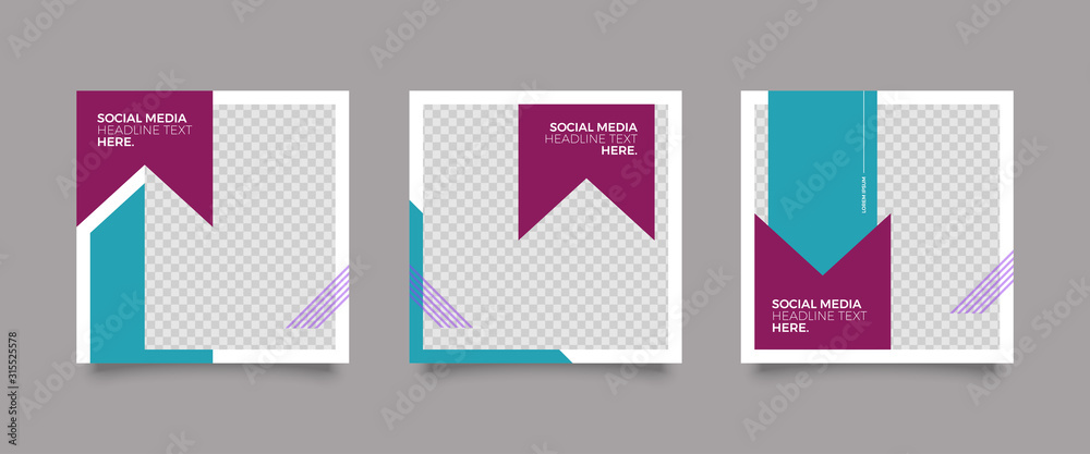 Modern promotion square web banner for social media post template. Elegant sale and discount promo backgrounds for digital marketing	