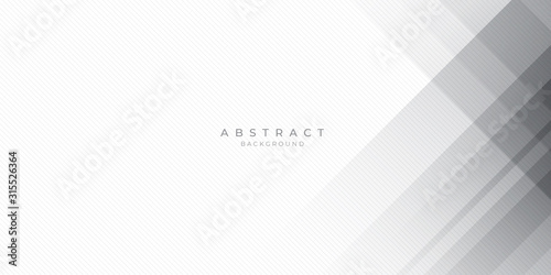 White Grey Silver Box Rectangle Abstract Background Vector Presentation Design