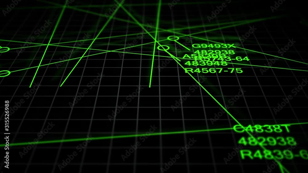 Two plans collide in air disaster on air traffic control radar screen - V2