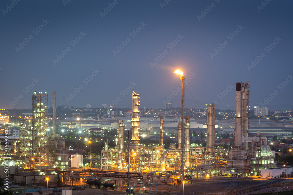 Oil refinery and petroleum industry