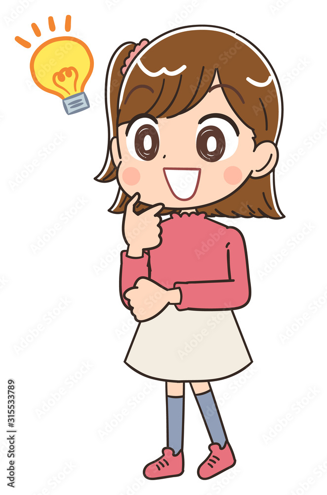 女の子 小学生 かわいい マンガ イラスト