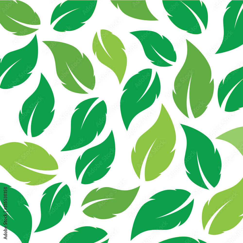flying leaves logo vector template.design for
