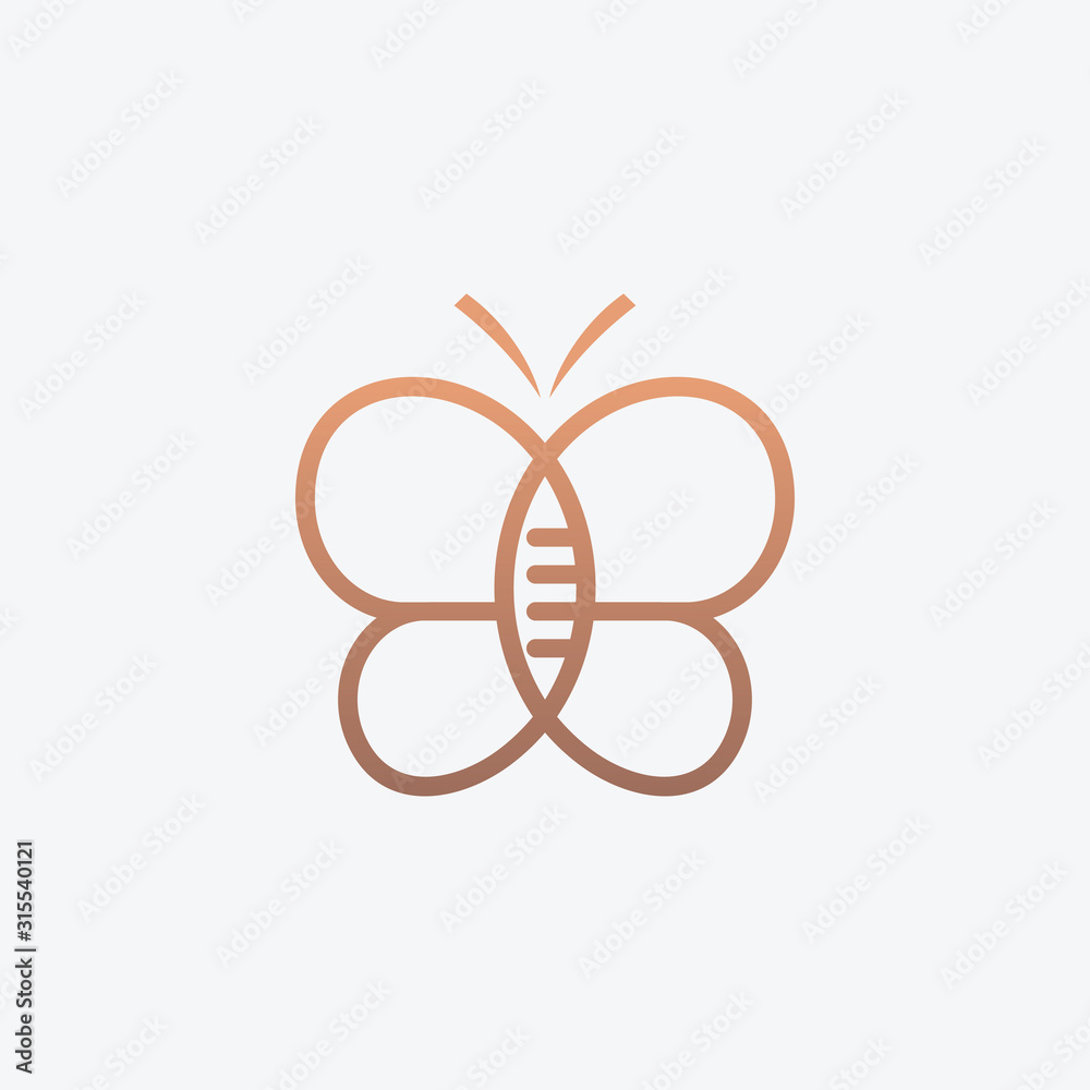 Initial letter BB with abstract butterfly element. minimalist line art monogram shape logo.Typography decorative icon with double letter b.Uppercase initials. Beauty, luxury spa style. - vector Initial letter BB with abstract butterfly element. minimalist line art monogram shape logo.Typography decorative icon with double letter b.Uppercase initials. Beauty, luxury spa style. - vector